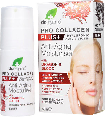 Dr Organic Pro Collagen Plus Anti-Aging Moisturiser with Dragon's Blood 50ml