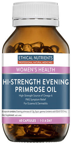 Ethical Nutrients Hi-Strength Evening Primrose Oil Capsules 60