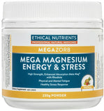 Ethical Nutrients Mega Magnesium Energy & Stress Powder 230g - New Zealand Only