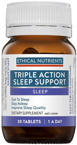 Ethical Nutrients Triple Action Sleep Support Tablets 30