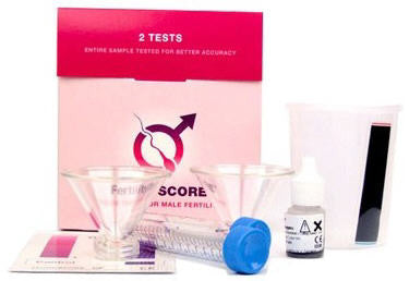 FertilityScore Self Test for Male Fertility 2 Tests