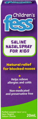FESS Childrens Saline Nasal Spray 20ml