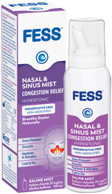 FESS Nasal & Sinus Congestion Relief 100ml - New Zealand Only
