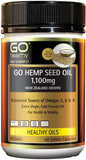 GO Healthy GO Hemp Seed Oil 1100mg Capsules 100