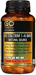 GO Healthy GO Calcium 1-A-Day Capsules 60