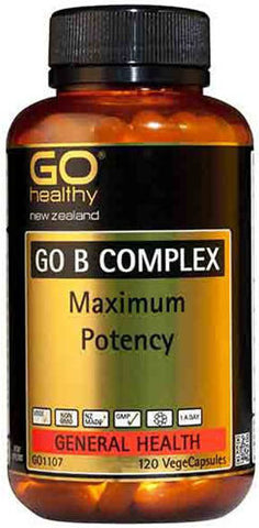 Go Healthy GO B Complex Maximum Potency VegeCaps 120