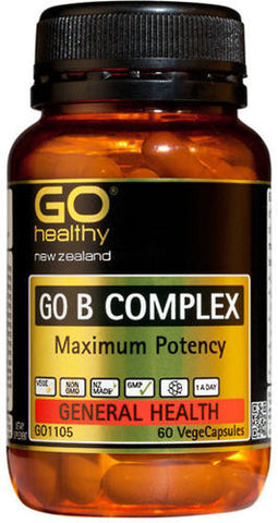 Go Healthy GO B Complex Maximum Potency VegeCaps 60