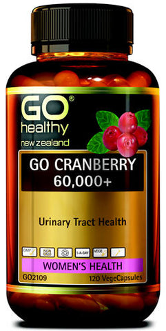 GO Healthy GO Cranberry 60,000+ Capsules 120