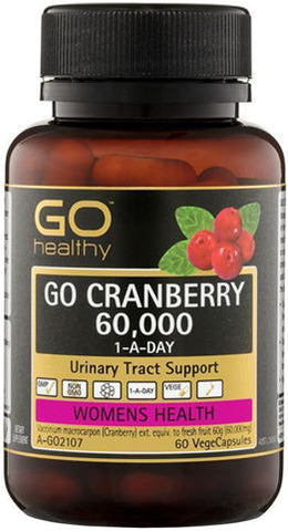 GO Healthy GO Cranberry 60,000+ VegeCaps 60