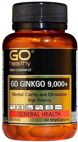Go Healthy GO Ginkgo 9,000+ Capsules 60