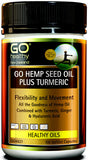 Go Healthy GO Hemp Seed Oil Plus Turmeric SoftGel Capsules 100
