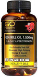 Go Healthy GO Krill Oil 1,500mg Super Strength 1-A-Day Capsules 60