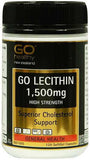 Go Healthy GO Lecithin 1500mg Cholesterol Support Capsules 120