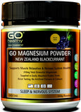 Go Healthy GO Magnesium Powder - New Zealand Blackcurrant 250g