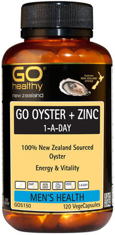 Go Healthy GO Oyster + Zinc Capsules 120