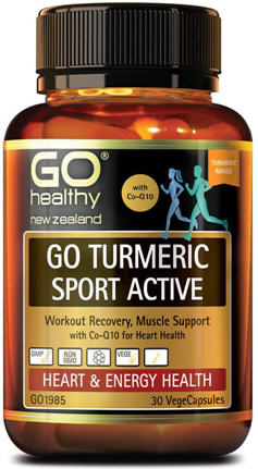 Go Healthy GO Turmeric Sport Active Capsules 30