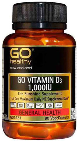 Go Healthy GO Vitamin D3 Capsules 90