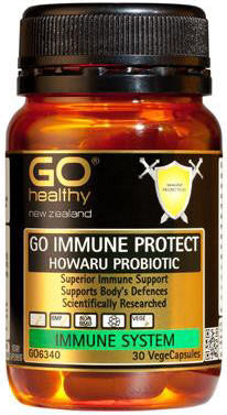 Go Healthy Go Immune Protect Howaru Probiotic Capsules 30