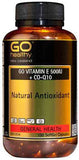 Go Healthy GO Vitamin E 500iu + Co-Q10 SoftGel Capsules 130