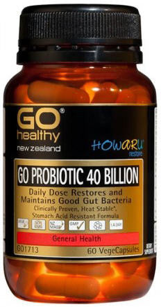 Go Healthy GO Probiotic 40 Billion Capsules 60