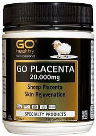 Go Healthy Placenta 20,000mg Capsules 180
