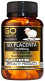 Go Healthy Placenta 20,000mg Capsules 60
