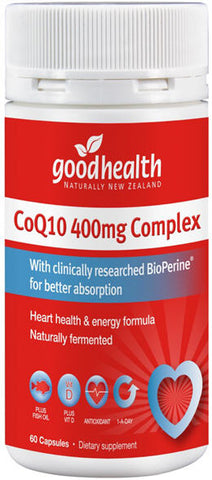 Good Health CoQ10 400mg Complex Capsules 60