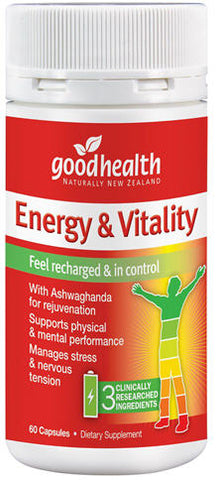 Good Health Energy and Vitality Support Capsules 60
