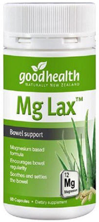 Good Health Mg Lax Bowel Support Capsules 60