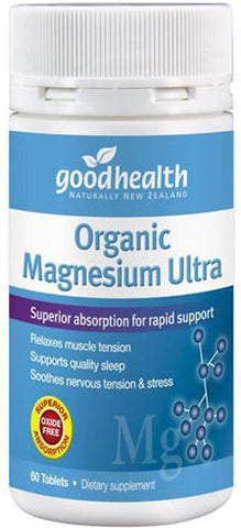 Good Health Organic Magnesium Ultra Tablets 60