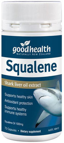 Good Health Squalene Shark Liver Oil Extract 1000mg Capsules 70