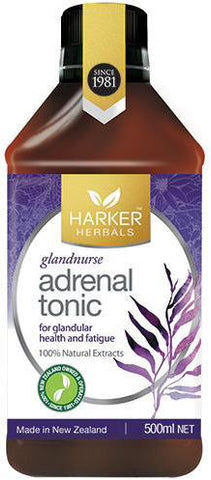 Harker Herbals Adrenal Tonic - Glandnurse 500ml