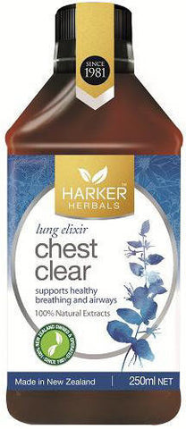 Harker Herbals Chest Clear - Lung Elixir 250ml