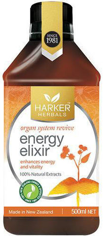 Harker Herbals Energy Elixir 500ml