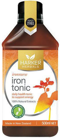 Harker Herbals Iron Tonic - Ironurse 500ml