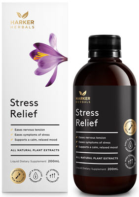 Harker Herbals Stress Relief 200ml - New Zealand Only