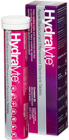 Hydralyte Electrolyte Effervescent Tablets 20 - Apple & Blackcurrant