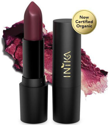 INIKA Certified Organic Vegan Lipstick 4.2g Dark Cherry