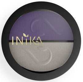 INIKA Pressed Mineral Eye Shadow Duo Purple Platinum 3.9g