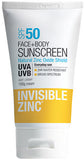 Invisible Zinc SPF50 Face and Body 150g