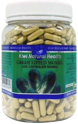 Kiwi Natural Health Green Lipped Mussel Capsules 500