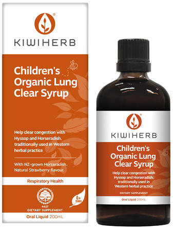 Kiwiherb Children's Organic Lung Clear Syrup 200ml