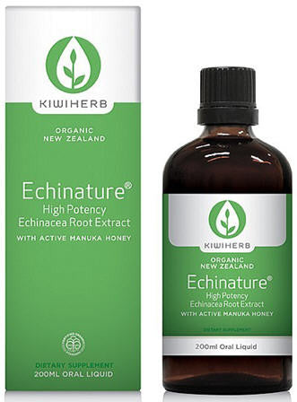 Kiwiherb Echinature Echinacea Extract 200ml - New Zealand Only