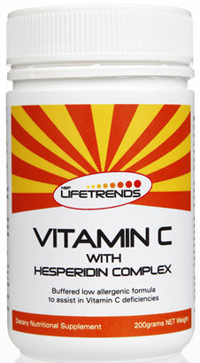 LifeTrends Vitamin C with Hespiridin Complex Powder 200g - New Zealand Only