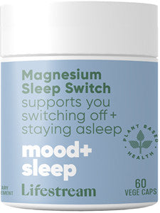 Lifestream Magnesium Sleep Switch Vege Caps 60