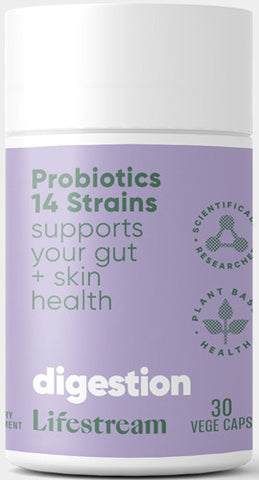 Lifestream Probiotics 14 Strain Vegetarian Capsules 30