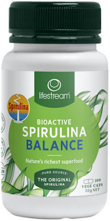 Lifestream Spirulina Balance Bioactive Capsules 100