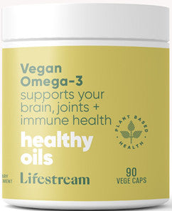 Lifestream Vegan Omega-3 Vege Capsules 90
