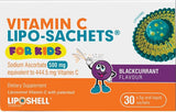 Liposhell Lipo-Sachets Vitamin C Kids Blackcurrant Sachets 30