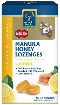 Manuka Health Manuka Honey MGO™ 400+ Lemon Lozenges 15